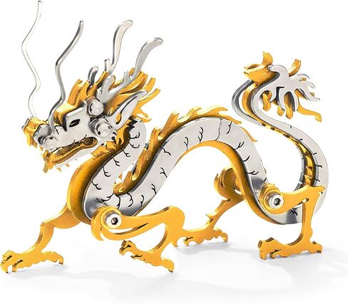 3D Metal Puzzles for Adults, Metal Model Kits for Adults, Mechanical Wolf Mechanical 3D Puzzle Stainless DIY Gifts for Men Women Home Decor Art Craft Gifts Toys. in Saudi Arabia