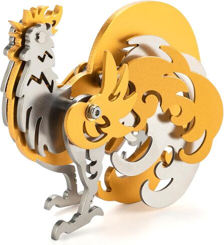 3D Metal Puzzles for Adults, Metal Model Kits for Adults, Mechanical Wolf Mechanical 3D Puzzle Stainless DIY Gifts for Men Women Home Decor Art Craft Gifts Toys. in Saudi Arabia