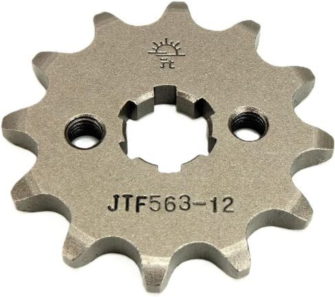 JT Sprockets JTF563.12 12T Steel Front Sprocket , Black in Saudi Arabia