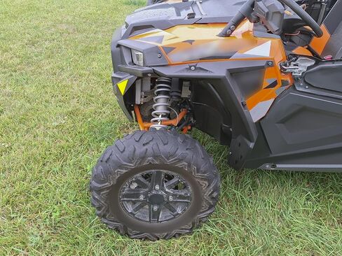 KUAFU Fender Flare Splash Guard متوافق مع 2014-2024 Polaris RZR Trail 900 EPS UTV Mud Guards Mud Flap Splash Guards Shield استبدال أسود لـ 2879434 - يمين خلفي in Kuwait