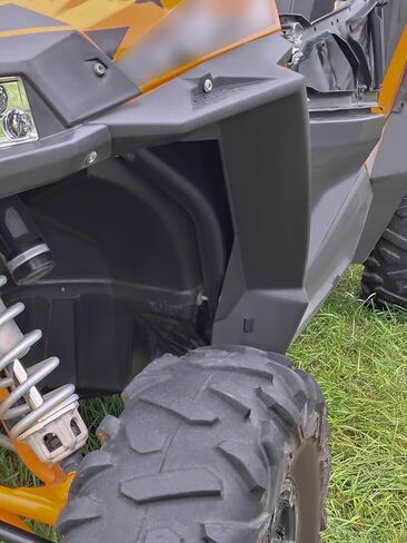 KUAFU Fender Flare Splash Guard متوافق مع 2014-2024 Polaris RZR Trail 900 EPS UTV Mud Guards Mud Flap Splash Guards Shield استبدال أسود لـ 2879434 - يمين خلفي in Kuwait