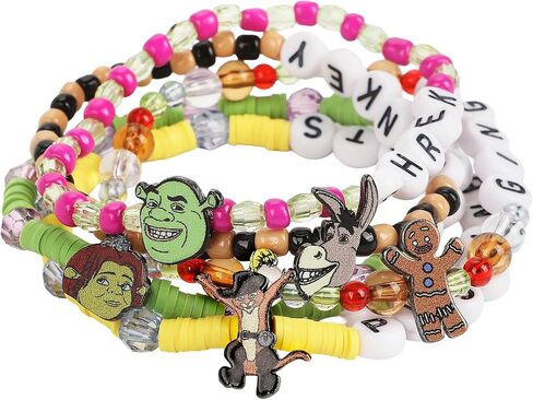 Bioworld Shrek Tradesies 5 Pack Friendship Bracelets in Saudi Arabia