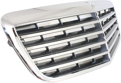 Garage-Pro Grille Assembly for MERCEDES BENZ E-CLASS 07-09 Chrome Shell/Ptd-Gry Insert Sedan/Wagon in Saudi Arabia