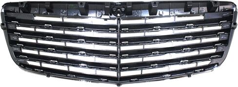 Garage-Pro Grille Assembly for MERCEDES BENZ E-CLASS 07-09 Chrome Shell/Ptd-Gry Insert Sedan/Wagon in Saudi Arabia