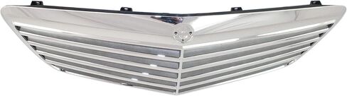 Garage-Pro Grille Assembly for MERCEDES BENZ E-CLASS 07-09 Chrome Shell/Ptd-Gry Insert Sedan/Wagon in Saudi Arabia
