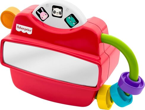 Fisher-Price Baby Toy Fidget Activity Viewer, Retro-Inspired Fine Motor Skill Developmental Play for Infants Ages 6+ Months in Saudi Arabia