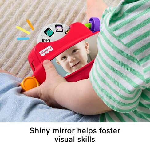 Fisher-Price Baby Toy Fidget Activity Viewer, Retro-Inspired Fine Motor Skill Developmental Play for Infants Ages 6+ Months in Saudi Arabia
