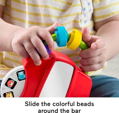 Fisher-Price Baby Toy Fidget Activity Viewer, Retro-Inspired Fine Motor Skill Developmental Play for Infants Ages 6+ Months in Saudi Arabia