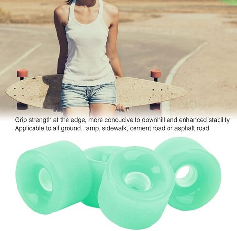 78A عجلات التزلج 70x51 مللي متر Longboard كروزر عجلة فيلم عجلات التزلج بولي PU صلابة عالية سريعة مستقرة عجلات لوح تزلُّج in Saudi Arabia