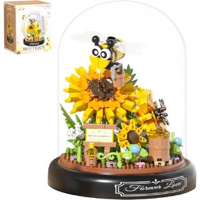 582 PCS Micro Brick Flower Butterfly Bouquet Building Sets, Animals Botanical Collection Blocks Model for Adult Toys,Home Decor and Office Art Creative Gift Women, Mom,Girl - Valentine’s Day Gift in Saudi Arabia