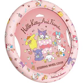 Hello Kitty Steering Wheel Cover, Official Sanrio Car Steering Wheel Cover with Universal Size 14.5-15.5, Cute Red Steering Wheel Cover for Women, Hello Kitty Car Accessories (Hello Kitty Red) in Kuwait
