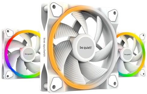 be quiet! Light Wings 140mm PWM high-Speed, Premium ARGB Cooling Fan, 4-Pin, for radiators, BL075 ,black in Kuwait