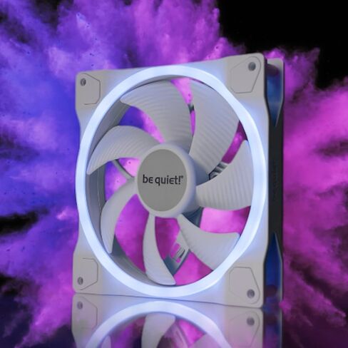 be quiet! Light Wings 140mm PWM high-Speed, Premium ARGB Cooling Fan, 4-Pin, for radiators, BL075 ,black in Kuwait