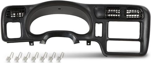 CHEDA Dash Trim Bezel Cover Compatible with Blazer Jimmy Sonoma S10 1998 1999 2000 2001 2002 2003 2004 Dark Gray not fit double din in Saudi Arabia
