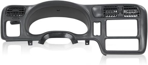CHEDA Dash Trim Bezel Cover Compatible with Blazer Jimmy Sonoma S10 1998 1999 2000 2001 2002 2003 2004 Dark Gray not fit double din in Saudi Arabia