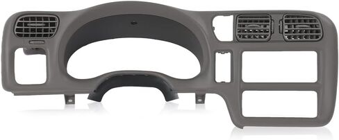 CHEDA Dash Trim Bezel Cover Compatible with Blazer Jimmy Sonoma S10 1998 1999 2000 2001 2002 2003 2004 Dark Gray not fit double din in Saudi Arabia