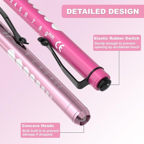 Bandage Scissors and Pen Light for Nurse - Trauma Shears Medical Scissors 7.5" Surgical Scissors,Medical LED Penlights with Pupil Gauge for Nurse, Doctors, Nursing Students in Kuwait