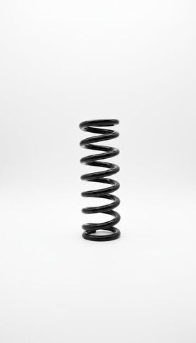 FOA 14 inch Coilover Spring – 2.5" ID, Chrome Silicon, Black/Red Finish (Black, Lb Rate: 250 lbs) in Saudi Arabia