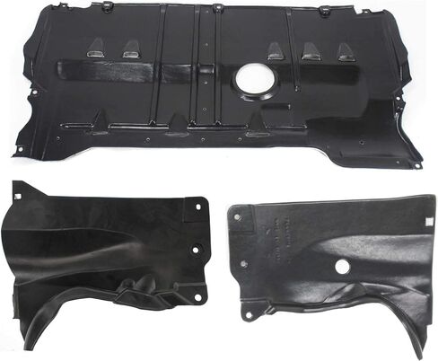 Evan Fischer Engine Splash Shield Set Compatible with 2004-2009 Mazda 3, Fits 2006-2010 Mazda 5, Rear Driver and Passenger Side in Saudi Arabia
