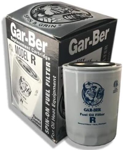 Four Pack - General Filters Model R Gar-Ber Replacement Cartridge, Spin-On Fuel Oil Filter for Biofuel Blends Up to B20 General Filter 2605 "R" Spin-On Oil Filter Easy Change for Oil Fuel Filtration in Saudi Arabia