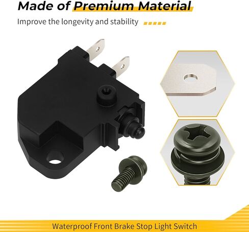 M MATI Waterproof Front Brake Stop Light Switch for Suzuki V-Strom 1050 GSX-R600 Bandit 400 DR350SE RF600 VX800 TU250X SV650 GW250F TL1000S/R Savage 650 1986-2024 57460-14J01 57460-14J02 in Saudi Arabia