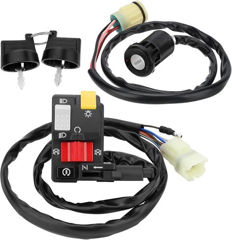 M MATI Handlebar & Key Switch Kit for Honda Foreman 450 S TRX450FM 1998-2004 Manul Shift 35020-HM7-A00 35100-HP5-600 35100-HN0-670 in Saudi Arabia