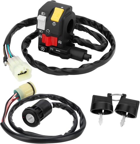 M MATI Handlebar & Key Switch Kit for Honda Foreman 450 S TRX450FM 1998-2004 Manul Shift 35020-HM7-A00 35100-HP5-600 35100-HN0-670 in Saudi Arabia