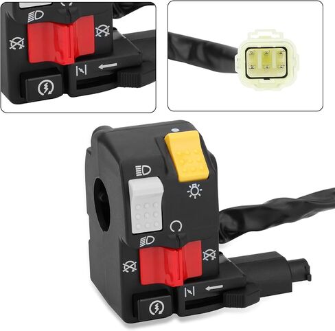 M MATI Handlebar & Key Switch Kit for Honda Foreman 450 S TRX450FM 1998-2004 Manul Shift 35020-HM7-A00 35100-HP5-600 35100-HN0-670 in Saudi Arabia
