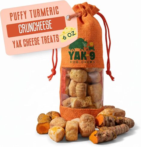 Yak9 Cruncheese Dog Treats, Crunchy High Protein, Low Fat Dog Treats with Yak Cheese, Natural Ingredients, Rawhide Free, Dog Treats for All Breeds, Dog Training Treats, Non GMO, Strawberry, 30 PCS in Kuwait
