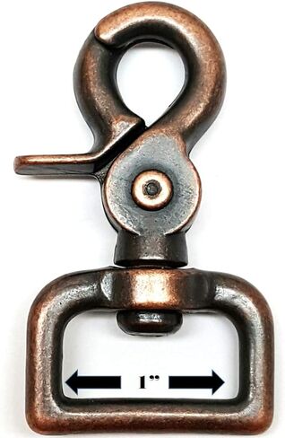 2 Pack 1" Antiqued Copper Trigger Snaps in Saudi Arabia