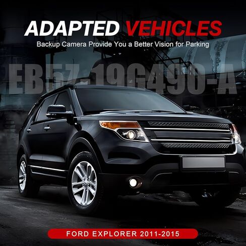 Rear View Backup Camera EJ5Z-19G490-A Compatible with Ford Escape 2014 2015 2016 Parking Assist Camera GJ5T19G490AD GJ5T-19G490-AB in Kuwait