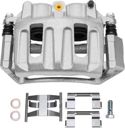 Detroit Axle - Front Brake Calipers for 1999-2003 Ford F-150, 2002-2003 Lincoln Blackwood, 2000 2001, Disc Brake Calipers w/Bracket Replacement - 2 pc set in Saudi Arabia