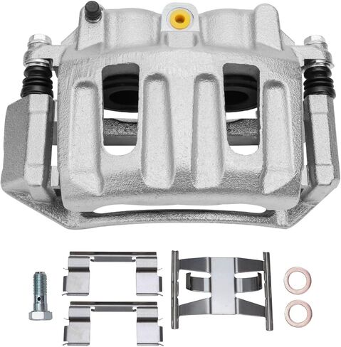 Detroit Axle - Front Brake Calipers for 1999-2003 Ford F-150, 2002-2003 Lincoln Blackwood, 2000 2001, Disc Brake Calipers w/Bracket Replacement - 2 pc set in Saudi Arabia