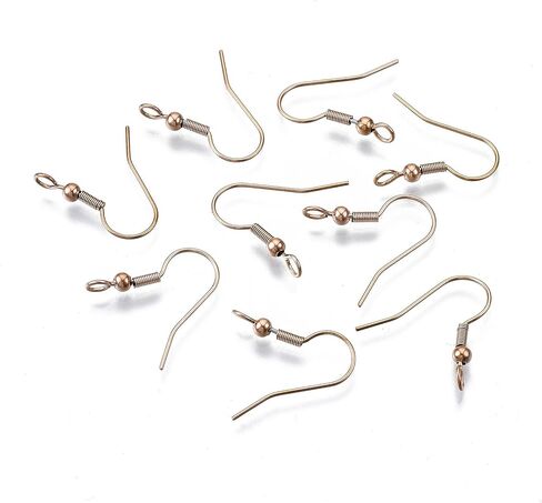 200pcs 304 Stainless Steel Ear Wires for Jewelry Making Fish Hook French Earring Hooks Bulk Fishhook Earring Findings for DIY Dangle 17-19x19mm in Saudi Arabia