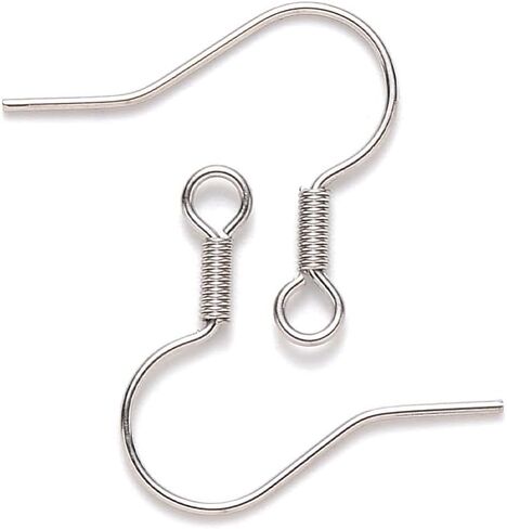 200pcs 304 Stainless Steel Ear Wires for Jewelry Making Fish Hook French Earring Hooks Bulk Fishhook Earring Findings for DIY Dangle 17-19x19mm in Saudi Arabia