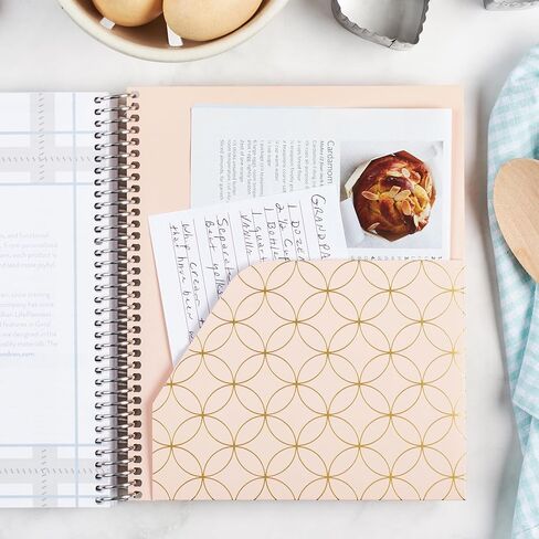 Erin Condren Colorful Plaid Recipe Notebook, 7"x9" Spiral Notebook for All Your Recipes, Built to Last, Makes a Thoughtful Keepsake and Gift [spiral_bound] in Saudi Arabia