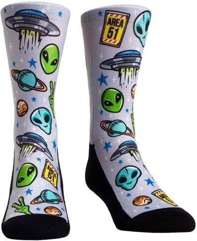 جوارب Alien Area 51 UFO Space Invasion (L/XL، تشريح كائن فضائي) in Kuwait