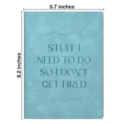 Funny Office Notebook for Work Humorous Journal Gift for Coworker in Saudi Arabia