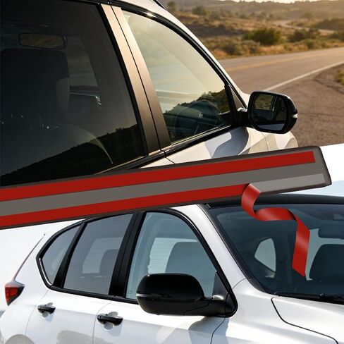 PENSUN Window Molding Trim Strip 10PCS Fit for Honda CR-V CRV 2023 2024 2025 Glossy Black Window Trim Blackout Kit in Saudi Arabia