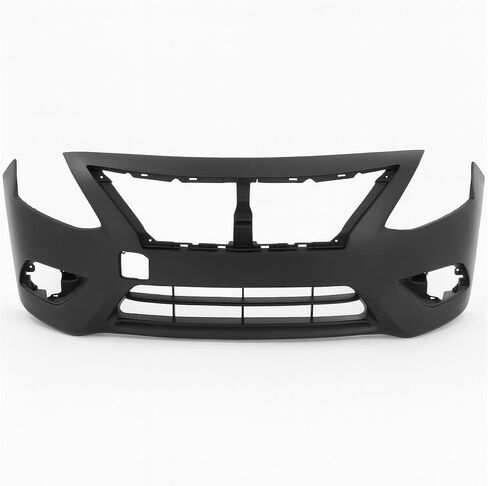 FitParts Compatible With Front Bumper Cover Fascia 2015-2019 Nissan Versa CAPA Advance Drive Exclusive S SV. New, Primed. With Fog Light Holes. FBM229KM0J NI1000299 in Saudi Arabia