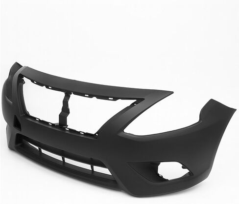 FitParts Compatible With Front Bumper Cover Fascia 2015-2019 Nissan Versa CAPA Advance Drive Exclusive S SV. New, Primed. With Fog Light Holes. FBM229KM0J NI1000299 in Saudi Arabia