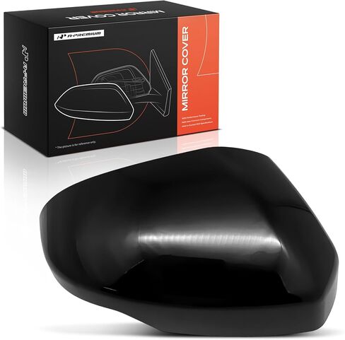 A-Premium Passenger Side Rearview Mirror Cover Cap - Compatible with Honda CR-V CRV, HR-V HRV, 2023 2024 2025 - Smooth Black, with Turn Signal Hole in Saudi Arabia