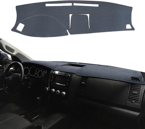 غطاء لوحة القيادة غطاء لوحة القيادة حصيرة السجاد مخصص مناسب لـ 2000-2006 Toyota Tundra/ 2001-2007 Toyota Sequoia (رمادي داكن) in Kuwait