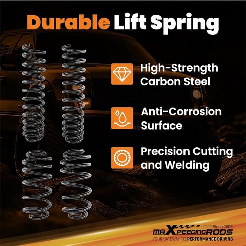 maXpeedingrods 2.5" Lift Kit for 1997-2006 Jeep Wrangler TJ, LJ 4WD with 6Cyl w/ G1 Version Shocks in Saudi Arabia