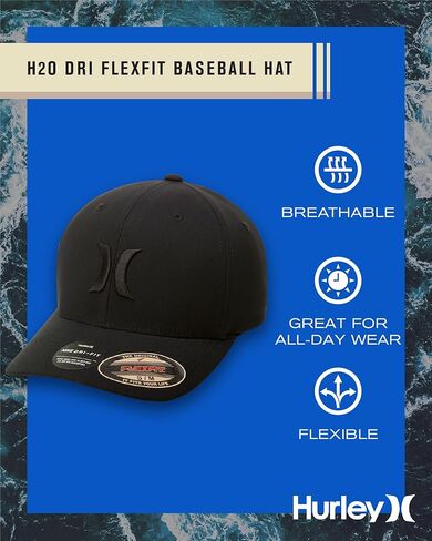 قبعات هيرلي للرجال - قبعة One & Only Flexfit Textures - قبعات مناسبة للرجال، S-XL in Saudi Arabia