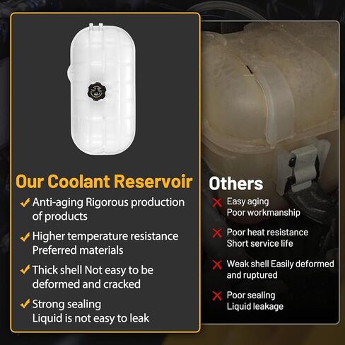Engine Coolant Expansion Reservoir Overflow Tank 603-5201 Compatible with 2001-2007 Freightliner Century Class Coronado Columbia 2010-2015 Freightliner Coronado Replace S-20397 0523045000 in Saudi Arabia