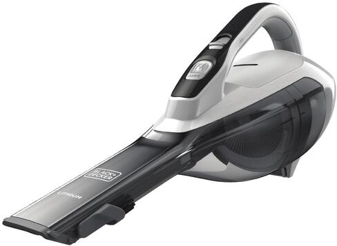 BLACK+DECKER dustbuster AdvancedClean Cordless Handheld Vacuum, Powder White (HVLA325J10) in Saudi Arabia