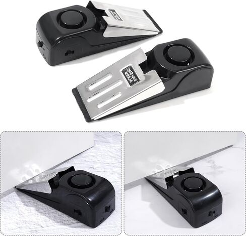Door Stopper Alarm Floor Wedge Door Stop Siren Floor Wedge Doorstop for Travel Apartment Home House in Saudi Arabia