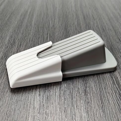 Premium Gray Door-Stops – No-Hole Required, Slip-Resistant Design, Easily Mounts on Doors for Ultimate Security in Saudi Arabia