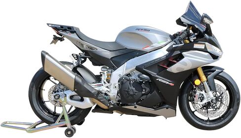 منزلقات إطار T-Rex Racing بدون قطع متوافقة مع Aprilia 2021-2022 RSV4 Factory 1100 / Tuono V4 Factory بدون منزلقات إطار مقطوعة مع حشوات من الألومنيوم (أحمر) in Kuwait